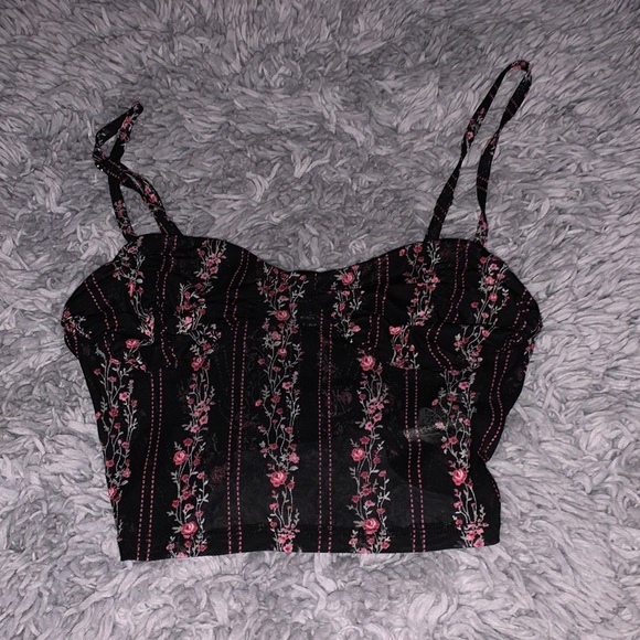 Forever 21 sheer croptop - Picture 1 of 4